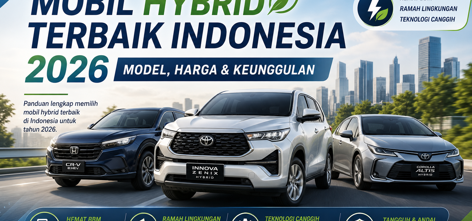 hybrid - Mobil Hybrid Terbaik Indonesia 2026: Model, Harga & Keunggulan