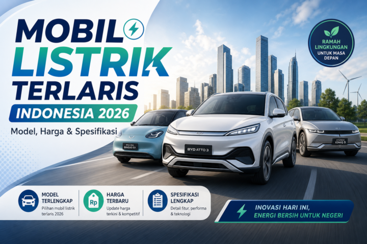 mobil - Mobil Listrik Terlaris Indonesia 2026: Model, Harga & Spesifikasi