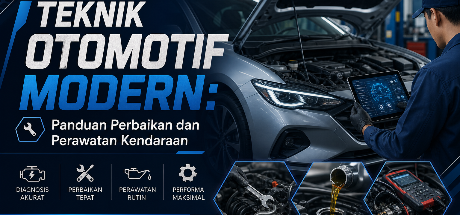 otomotif - Teknik Otomotif Modern: Panduan Perbaikan dan Perawatan Kendaraan