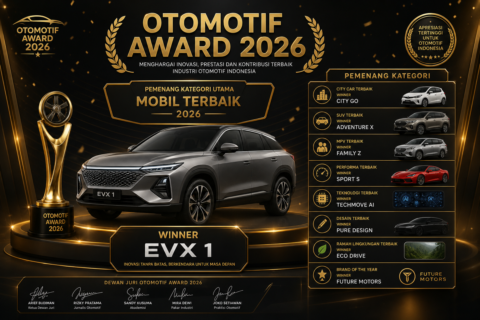 Pemenang Kategori Utama - award
