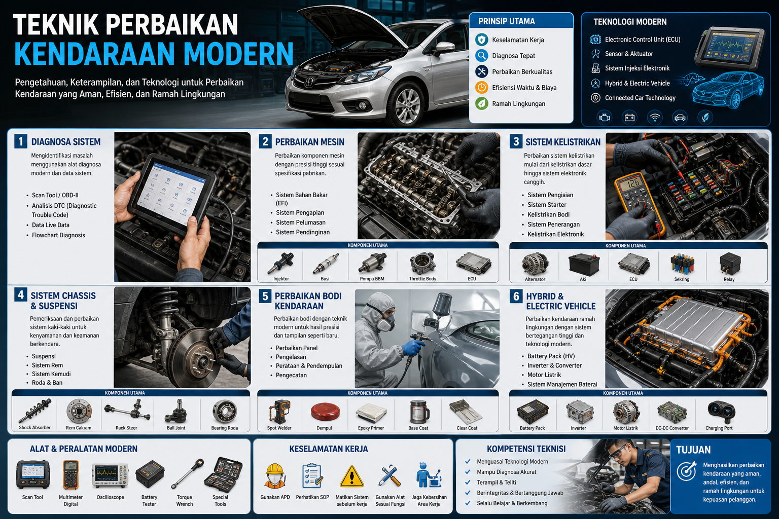 Teknik Perbaikan Kendaraan Modern - otomotif