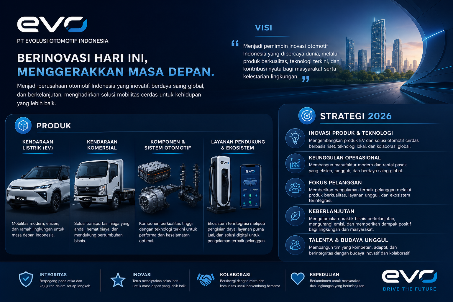 Visi Perusahaan - evolusi