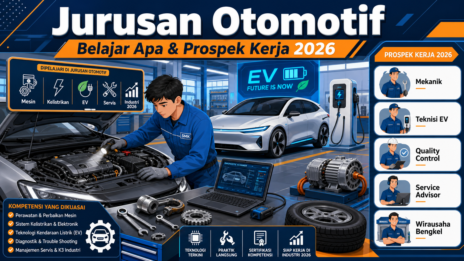 Apa Itu Jurusan Otomotif? - otomotif