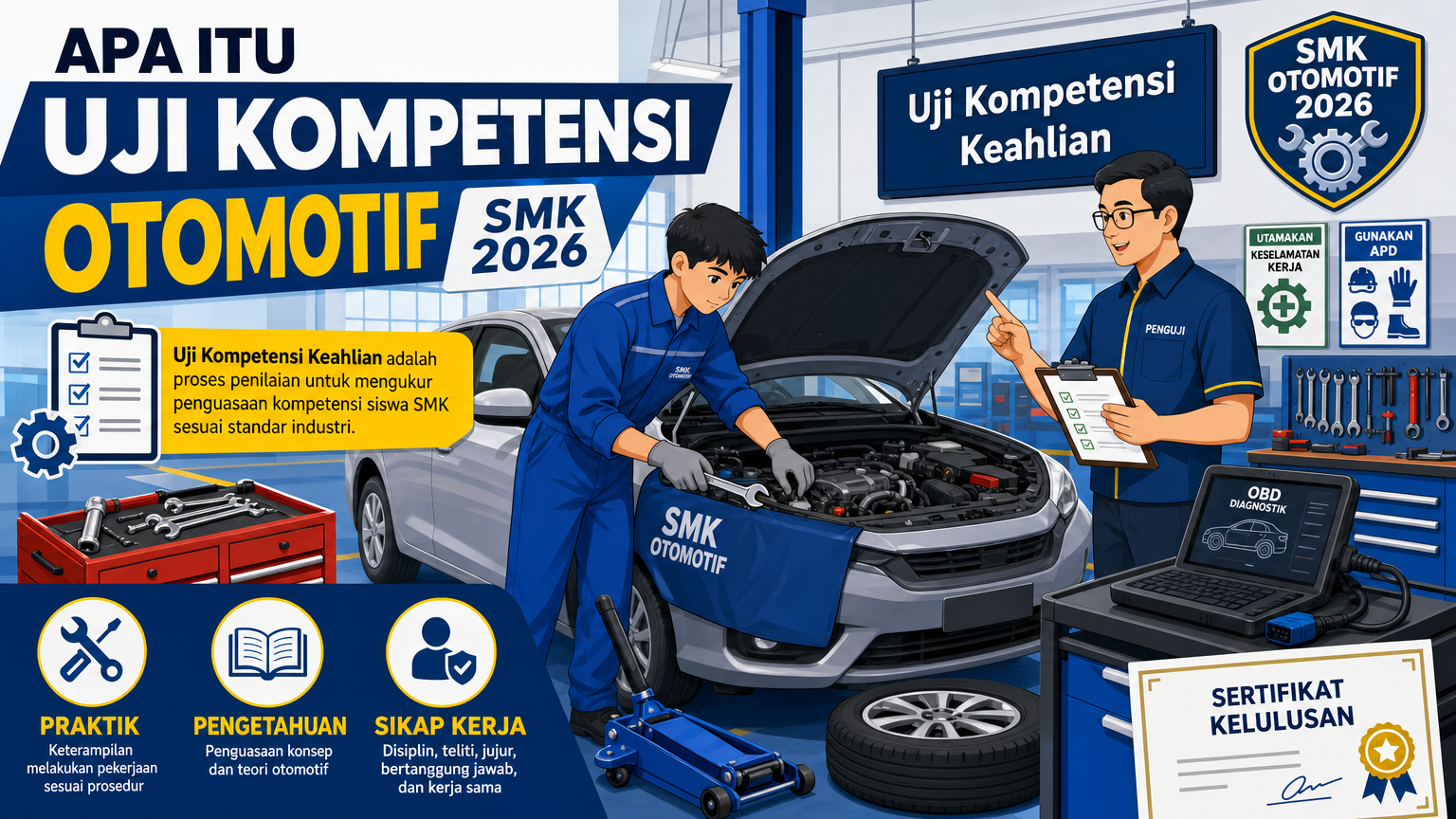 Apa Itu Uji Kompetensi Otomotif SMK 2026? - otomotif