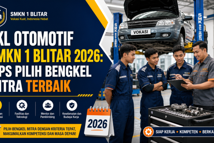 blitar - PKL Otomotif SMKN 1 Blitar 2026: Tips Pilih Bengkel Mitra Terbaik