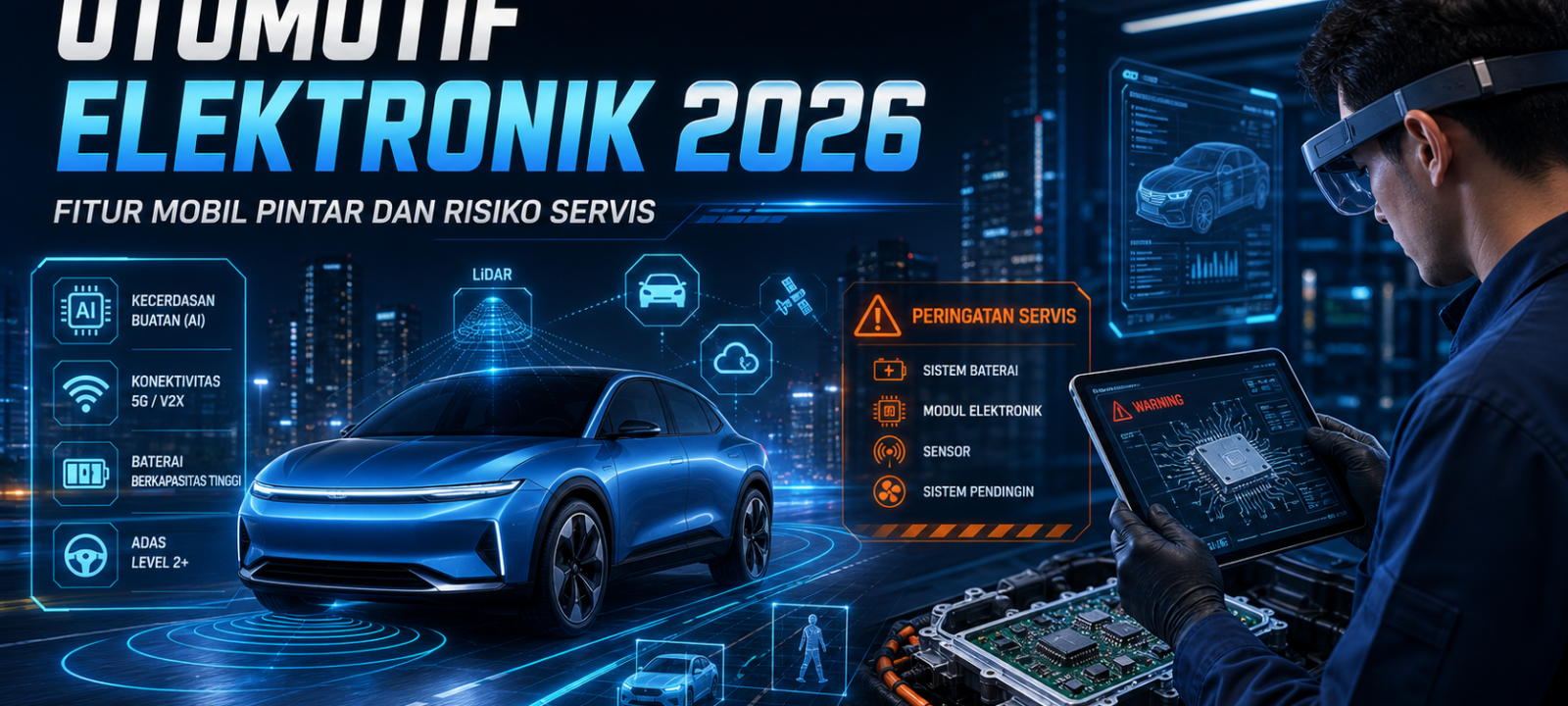 elektronik - Otomotif Elektronik 2026: Fitur Mobil Pintar dan Risiko Servis
