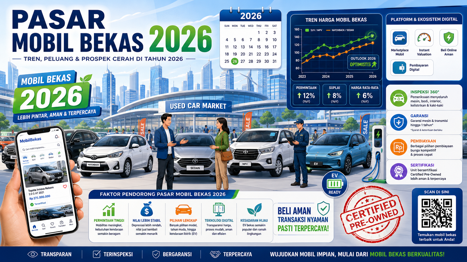 Gambaran Pasar Mobil Bekas 2026 - otomotifzone