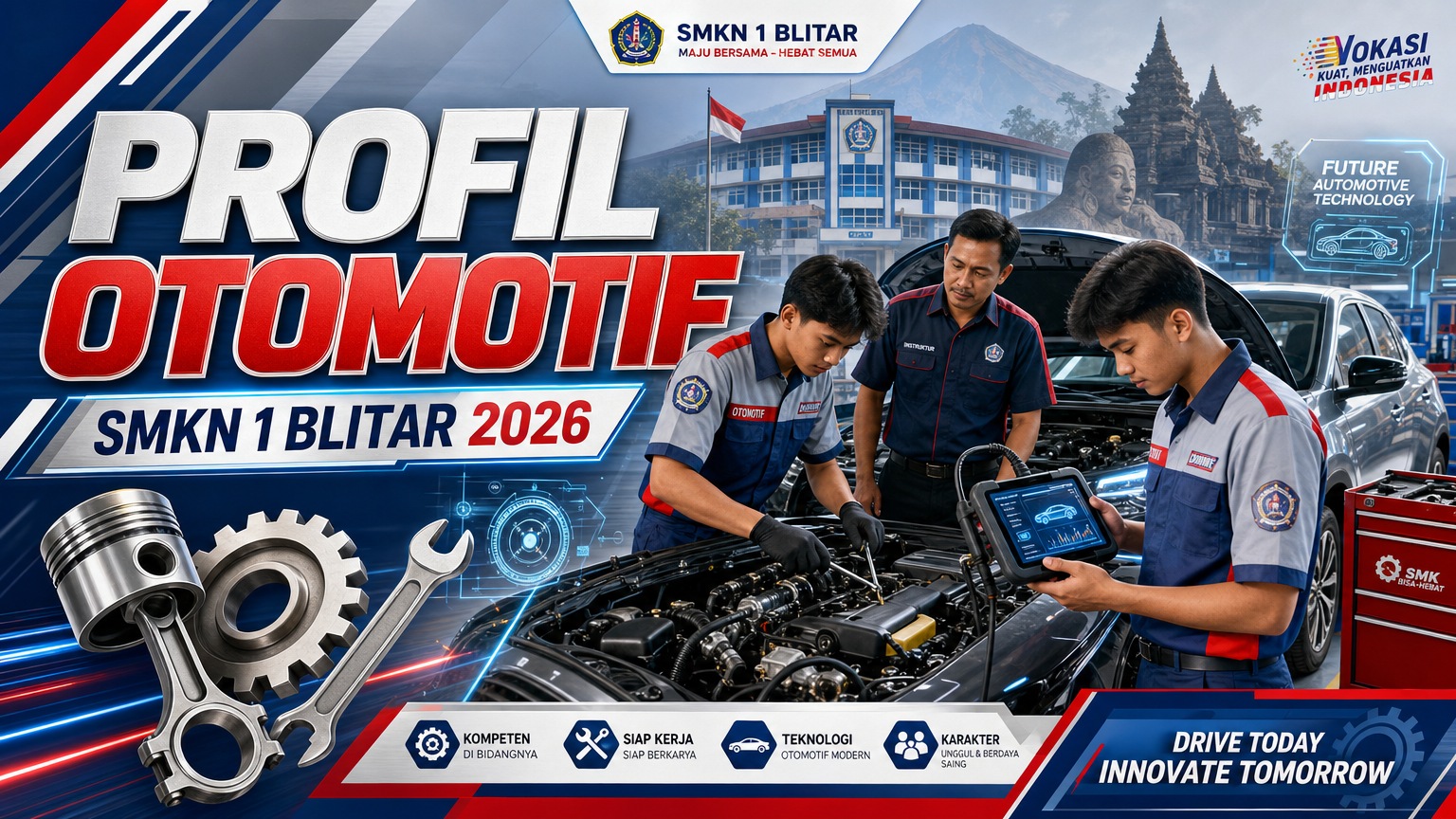 Gambaran Profil Otomotif SMKN 1 Blitar 2026 - otomotif