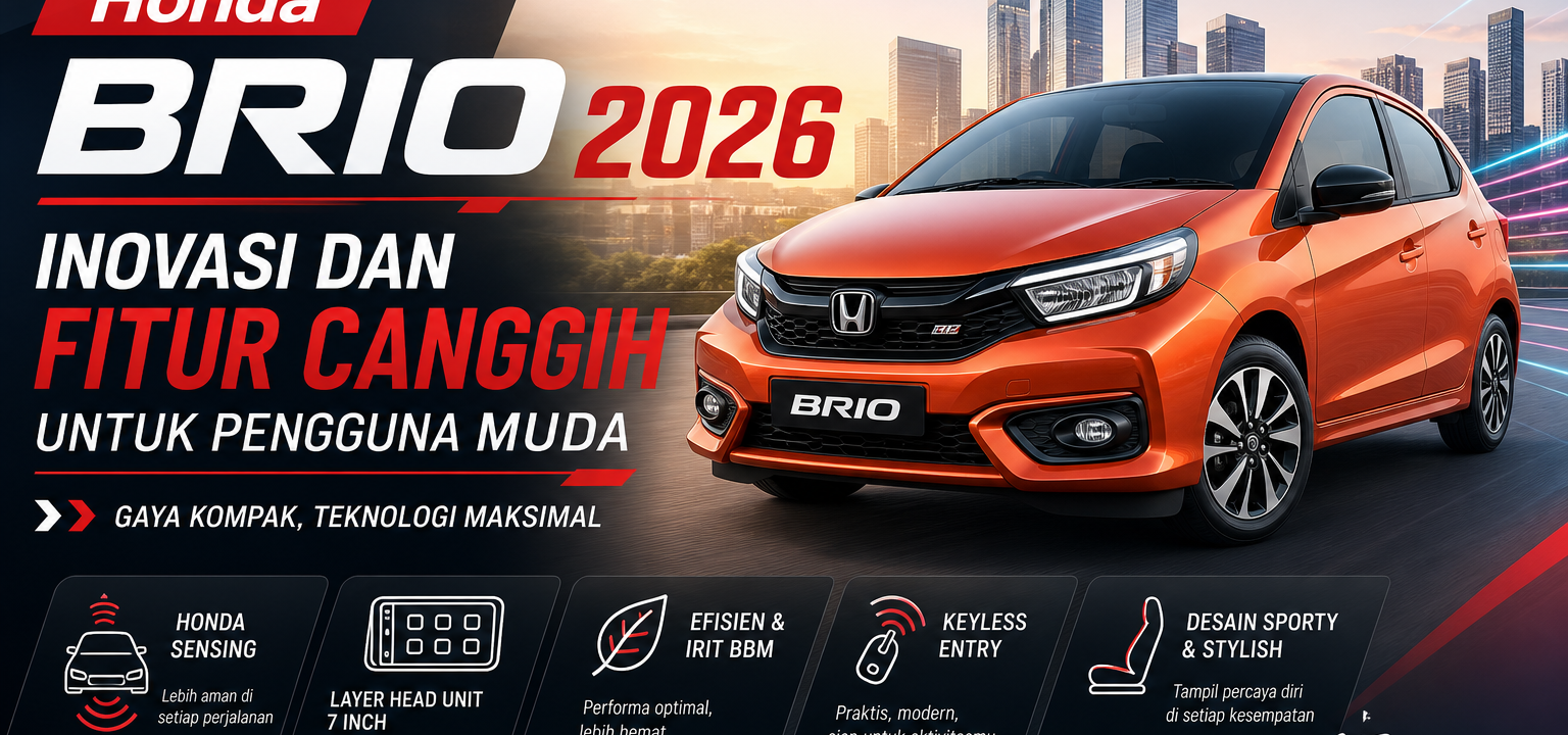 honda - Honda Brio 2026: Inovasi dan Fitur Canggih untuk Pengguna Muda