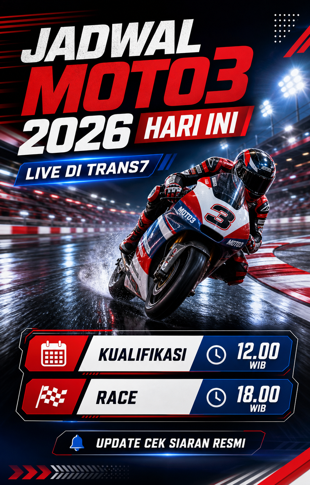 Jadwal Moto3 2026 Hari Ini di Trans7 - moto3