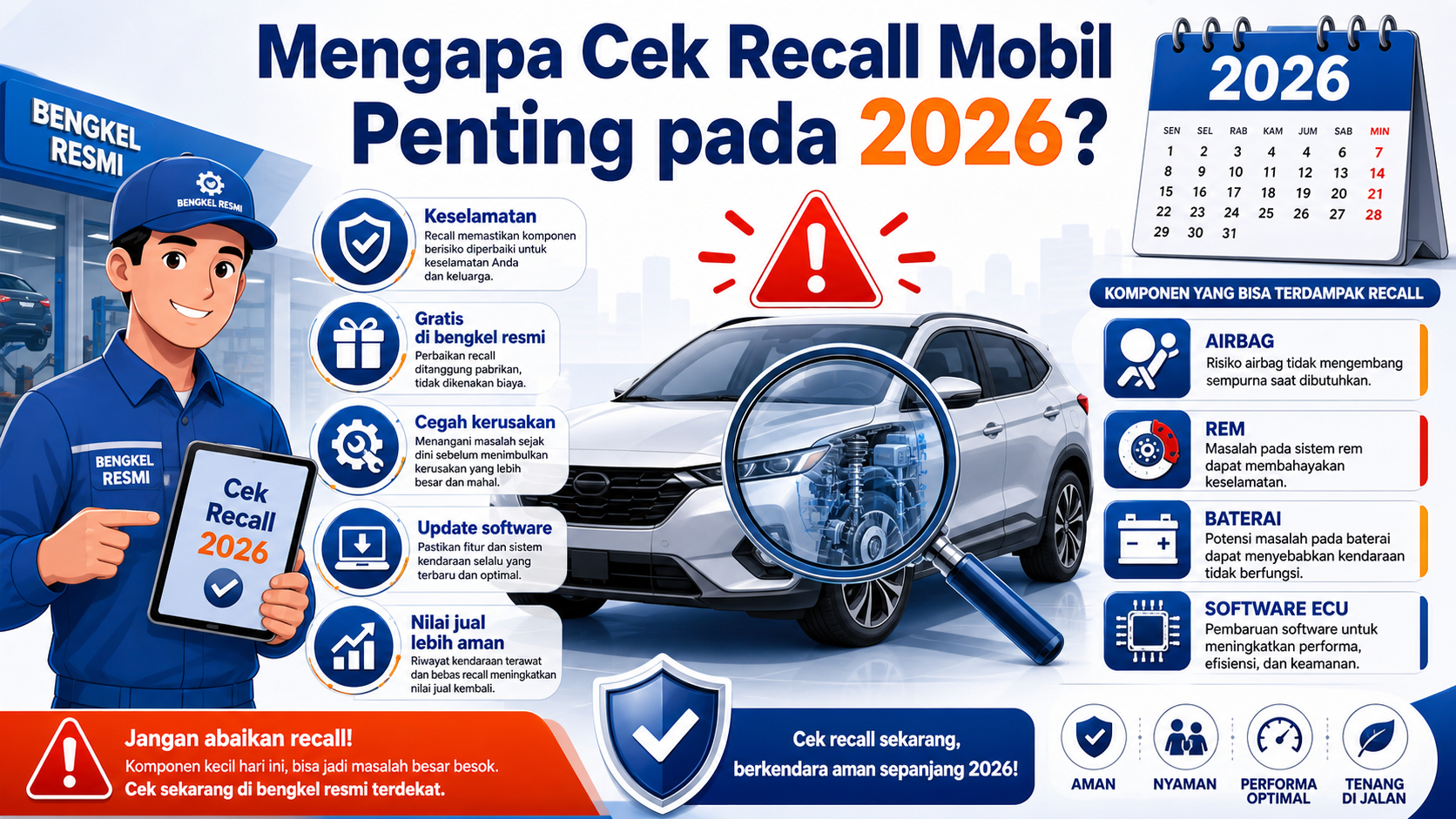 Mengapa Cek Recall Mobil Penting pada 2026? - otomotifzone