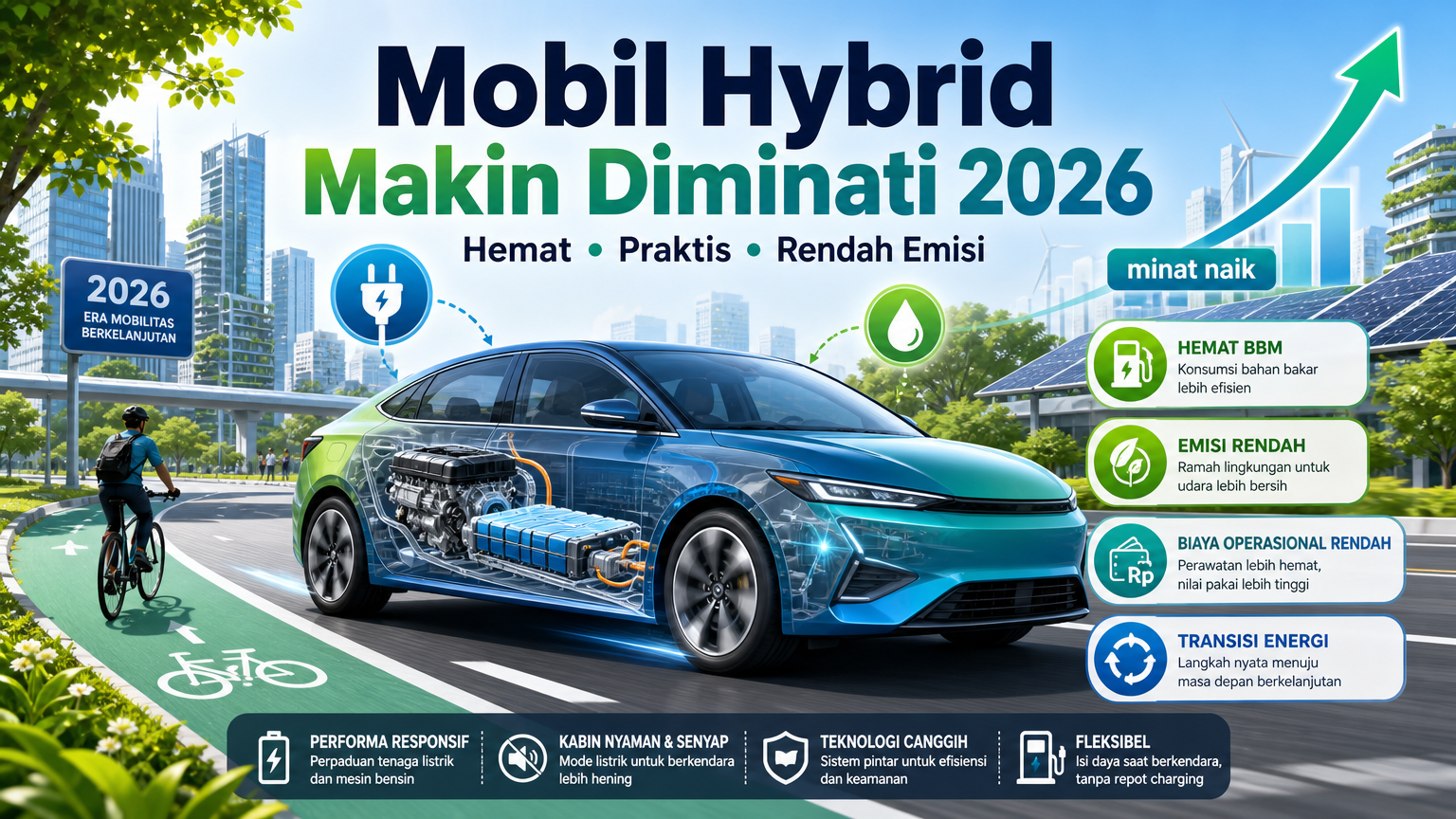 Mengapa Mobil Hybrid Makin Diminati pada 2026? - hybrid