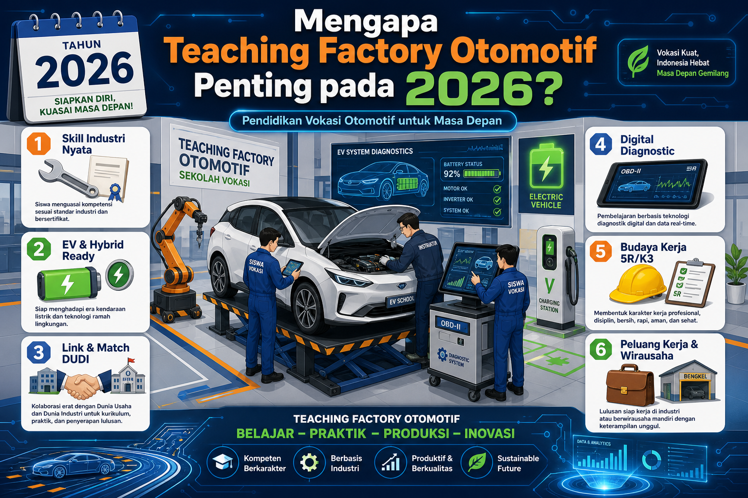 Mengapa Teaching Factory Otomotif Penting pada 2026? - otomotif