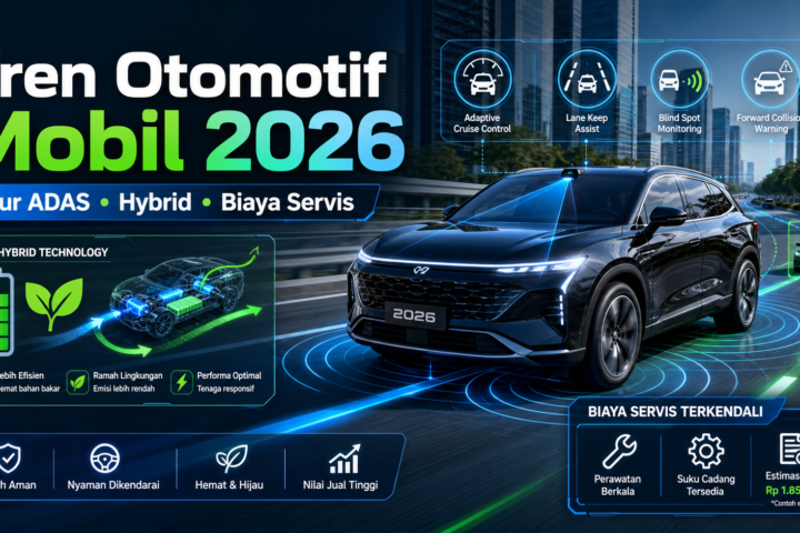 mobil - Tren Otomotif Mobil 2026: Fitur ADAS, Hybrid, Biaya Servis