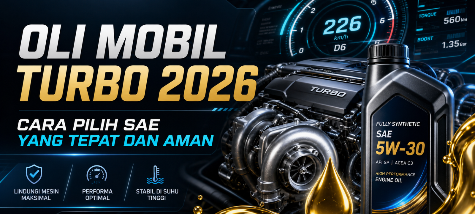 oli - Oli Mobil Turbo 2026: Cara Pilih SAE yang Tepat dan Aman