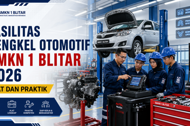 otomotif - Fasilitas Bengkel Otomotif SMKN 1 Blitar 2026: Alat dan Praktik