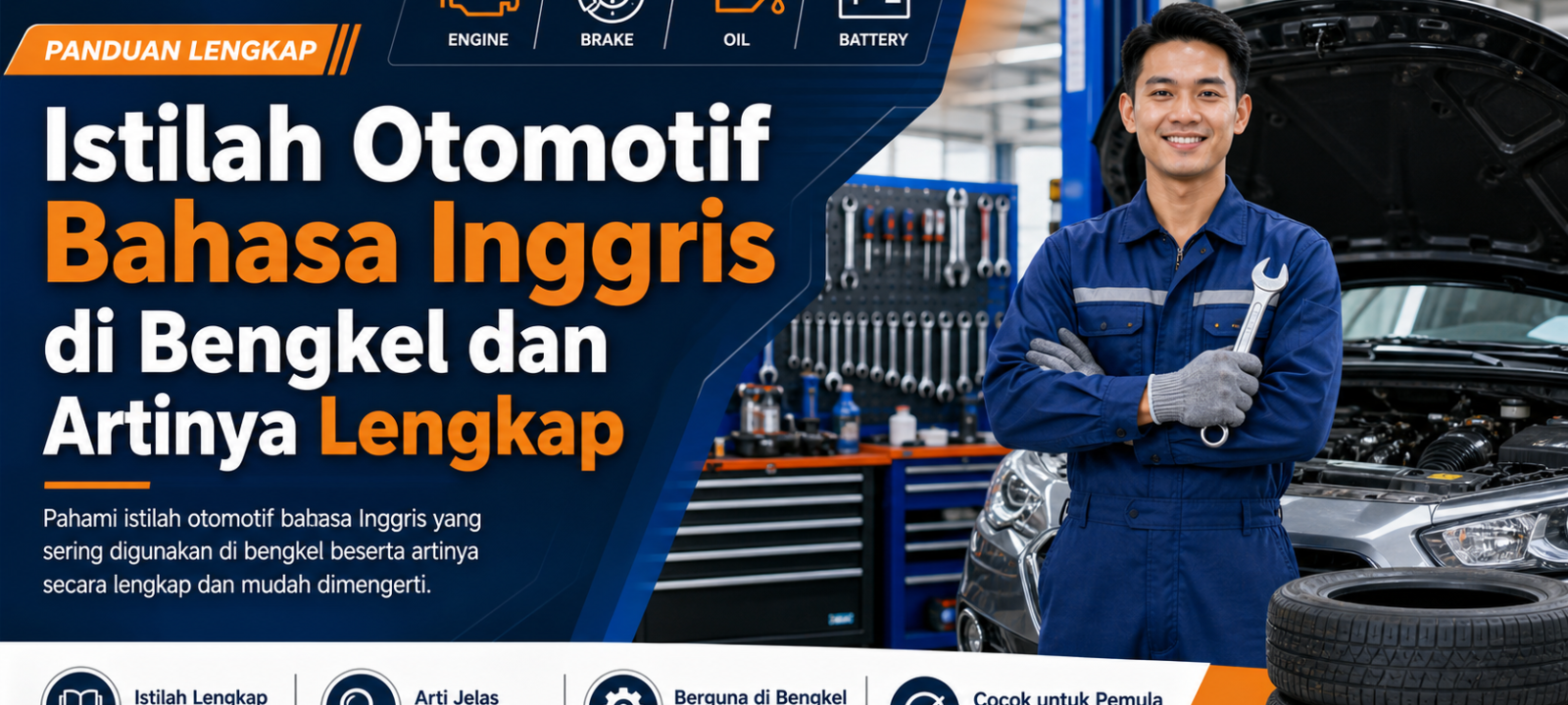 otomotif - Istilah Otomotif Bahasa Inggris di Bengkel dan Artinya Lengkap
