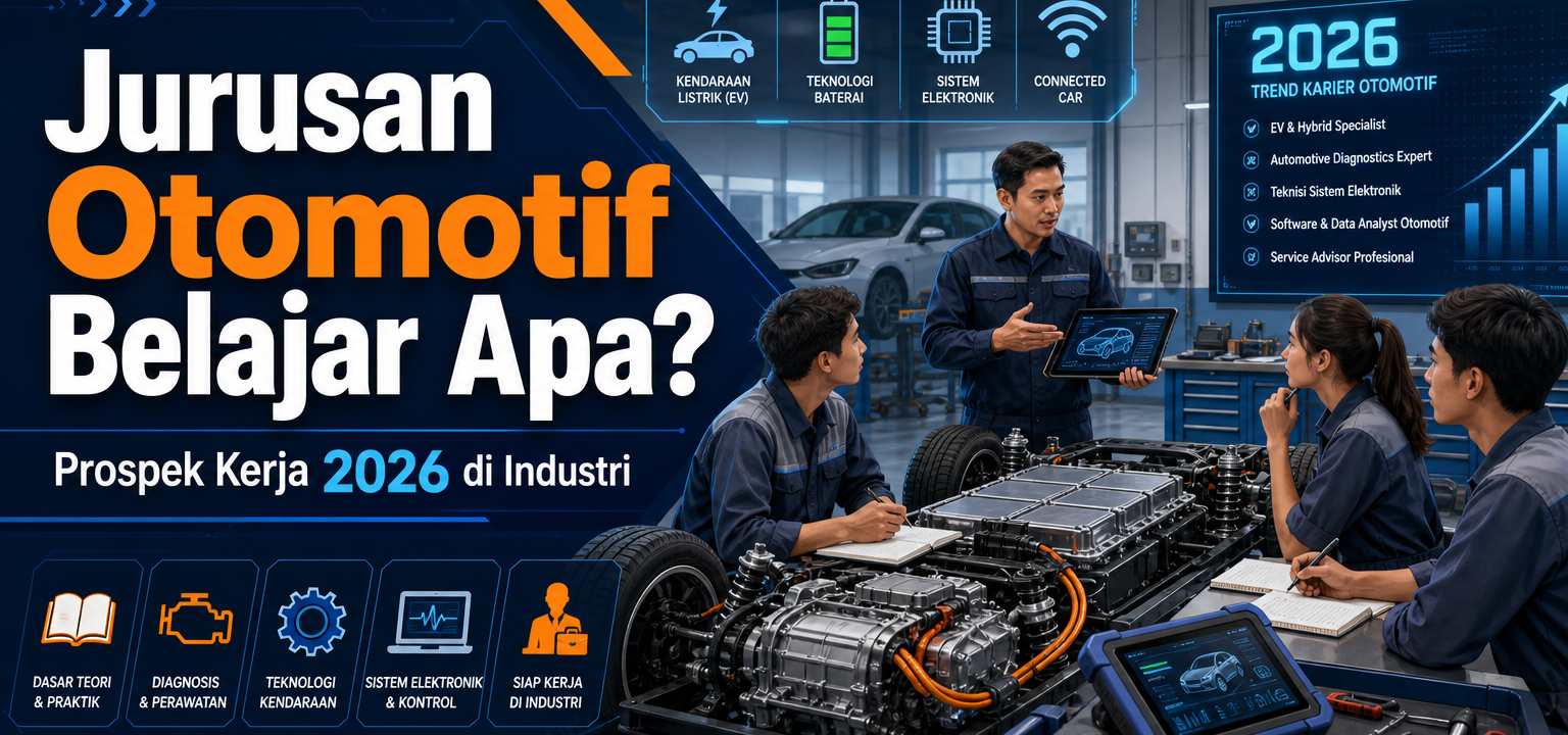 otomotif - Jurusan Otomotif Belajar Apa? Ini Prospek Kerja 2026 di Industri