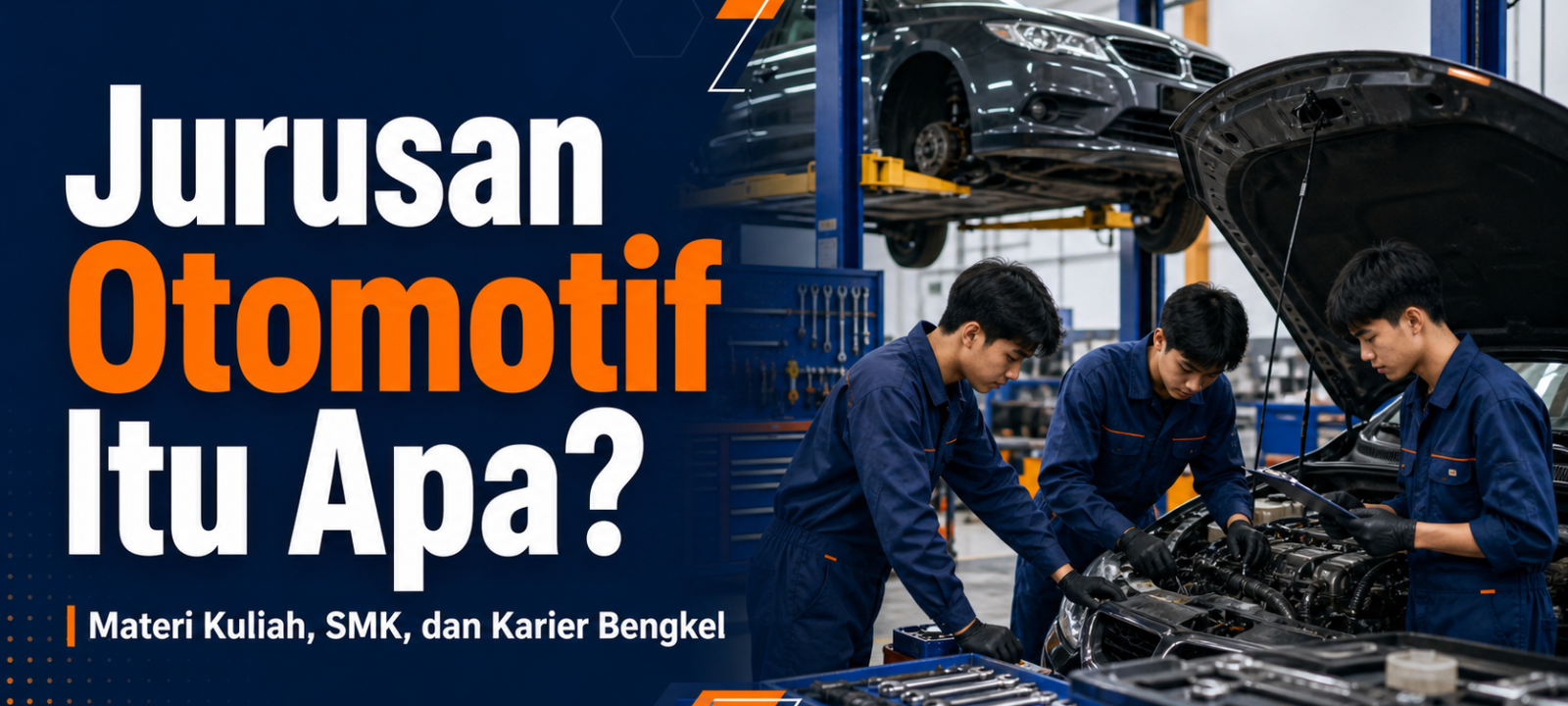 otomotif - Jurusan Otomotif Itu Apa? Materi Kuliah, SMK, dan Karier Bengkel