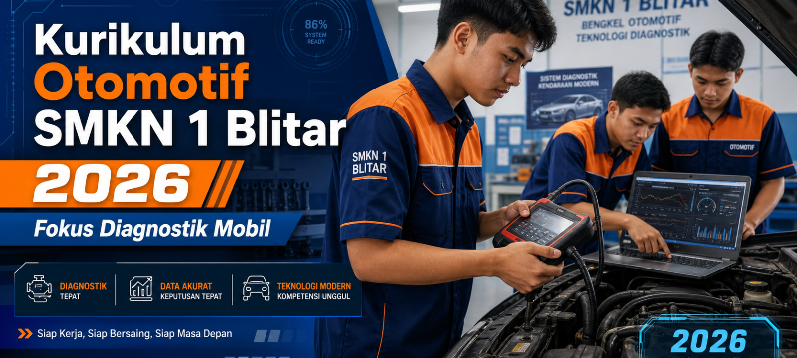 otomotif - Kurikulum Otomotif SMKN 1 Blitar 2026: Fokus Diagnostik Mobil