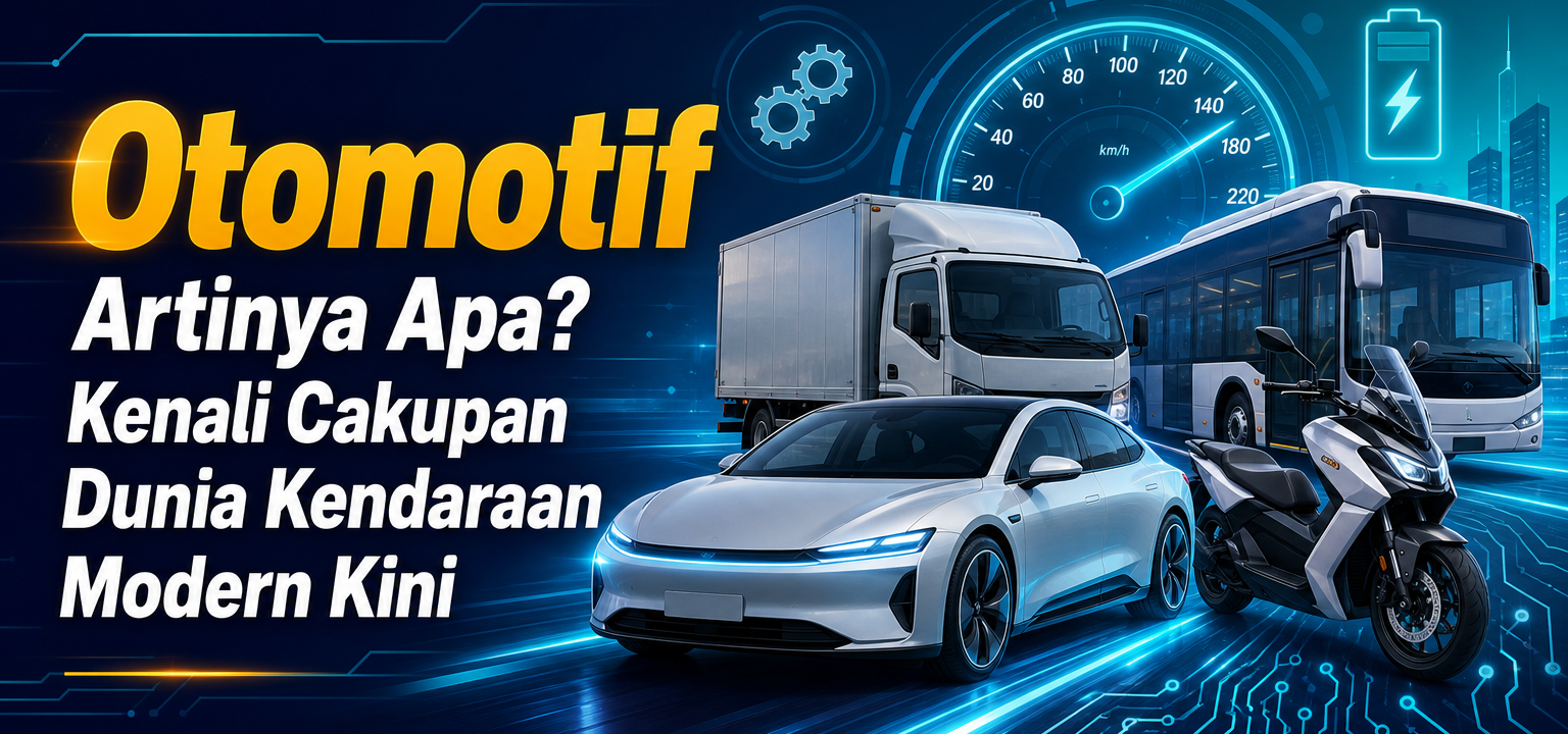 otomotif - Otomotif Artinya Apa? Kenali Cakupan Dunia Kendaraan Modern Kini