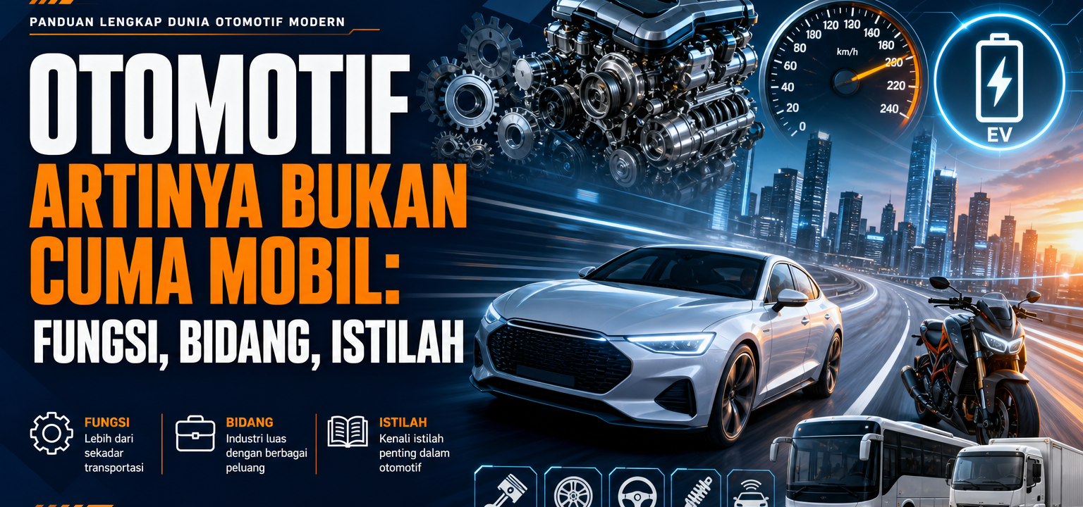 otomotif - Otomotif Artinya Bukan Cuma Mobil: Fungsi, Bidang, Istilah