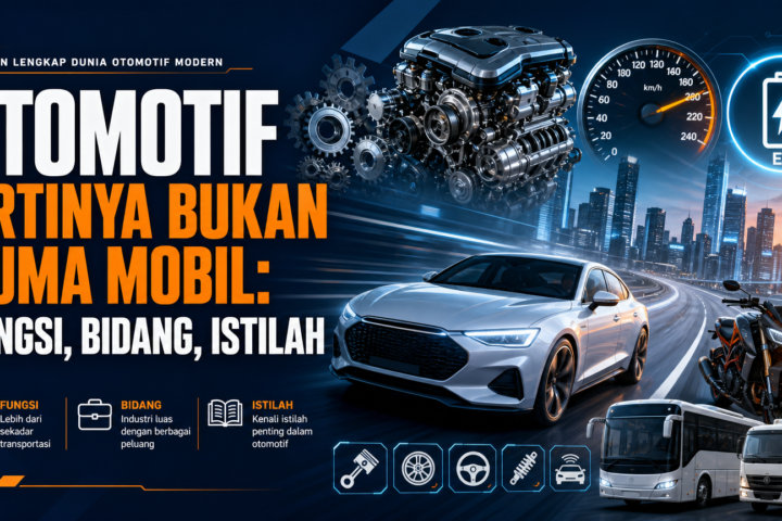 otomotif - Otomotif Artinya Bukan Cuma Mobil: Fungsi, Bidang, Istilah