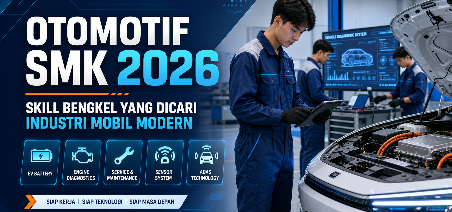 otomotif - Otomotif SMK 2026: Skill Bengkel yang Dicari Industri Mobil Modern