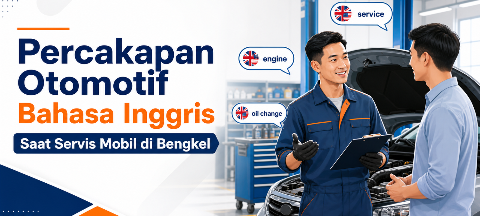 otomotif - Percakapan Otomotif Bahasa Inggris Saat Servis Mobil di Bengkel
