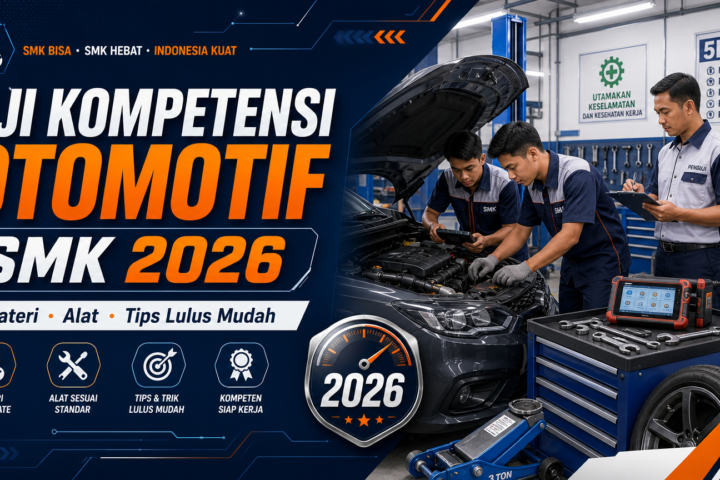 otomotif - Uji Kompetensi Otomotif SMK 2026: Materi, Alat, Tips Lulus Mudah