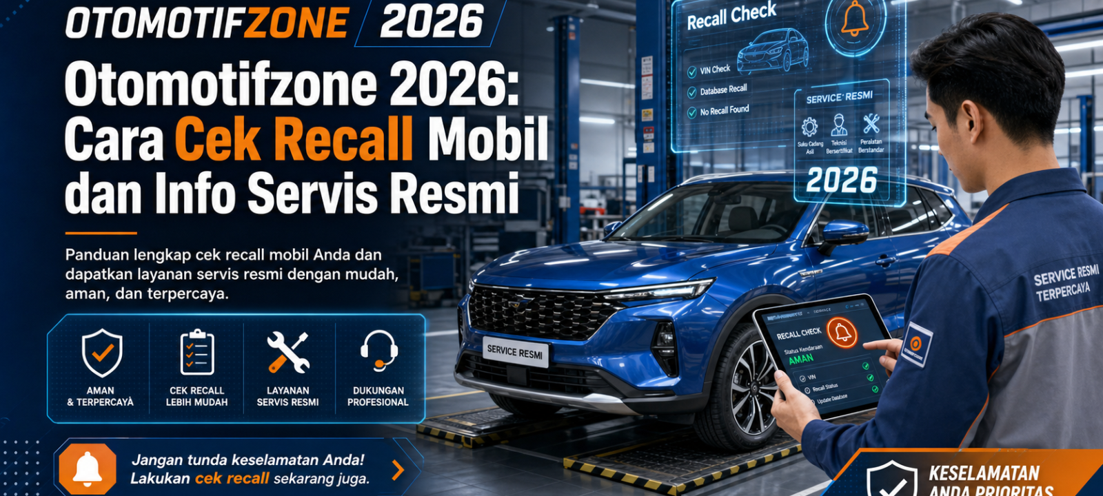 otomotifzone - Otomotifzone 2026: Cara Cek Recall Mobil dan Info Servis Resmi