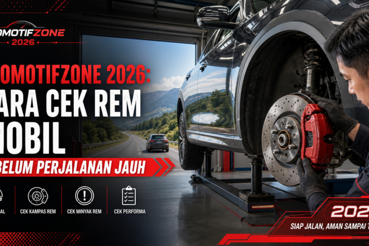 otomotifzone - Otomotifzone 2026: Cara Cek Rem Mobil Sebelum Perjalanan Jauh