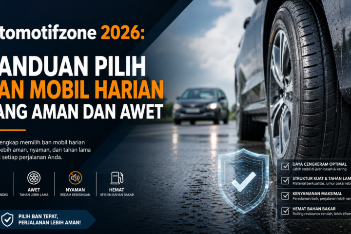 otomotifzone - Otomotifzone 2026: Panduan Pilih Ban Mobil Harian yang Aman dan Awet