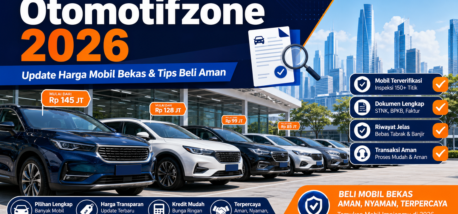otomotifzone - Otomotifzone 2026: Update Harga Mobil Bekas dan Tips Beli Aman