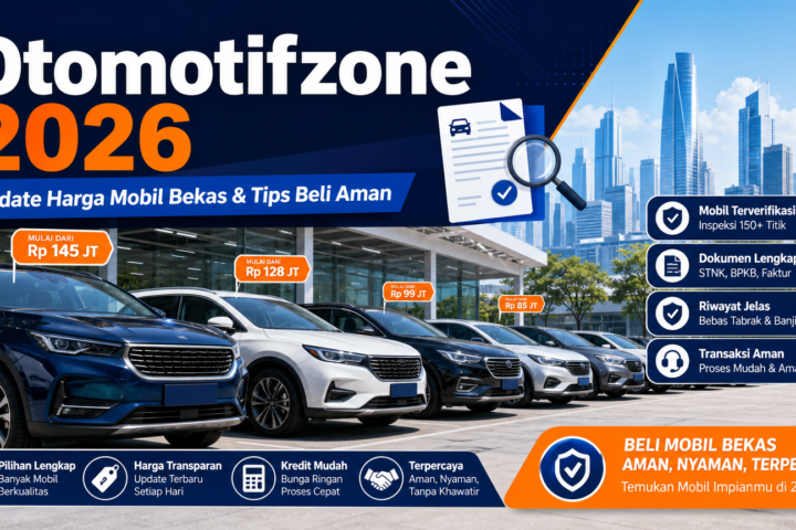 otomotifzone - Otomotifzone 2026: Update Harga Mobil Bekas dan Tips Beli Aman