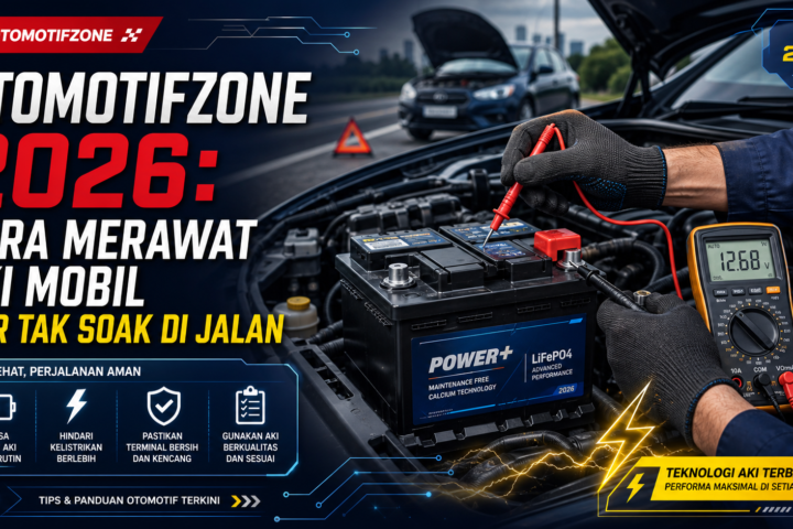 aki - Otomotifzone 2026: Cara Merawat Aki Mobil Biar Tak Soak di Jalan