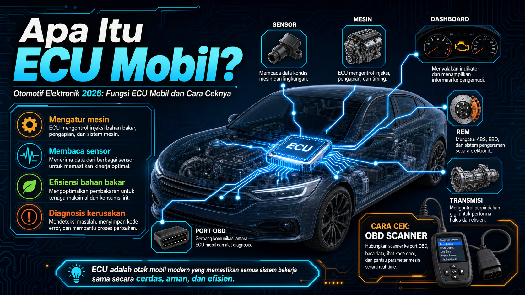 Apa Itu ECU Mobil? - ecu