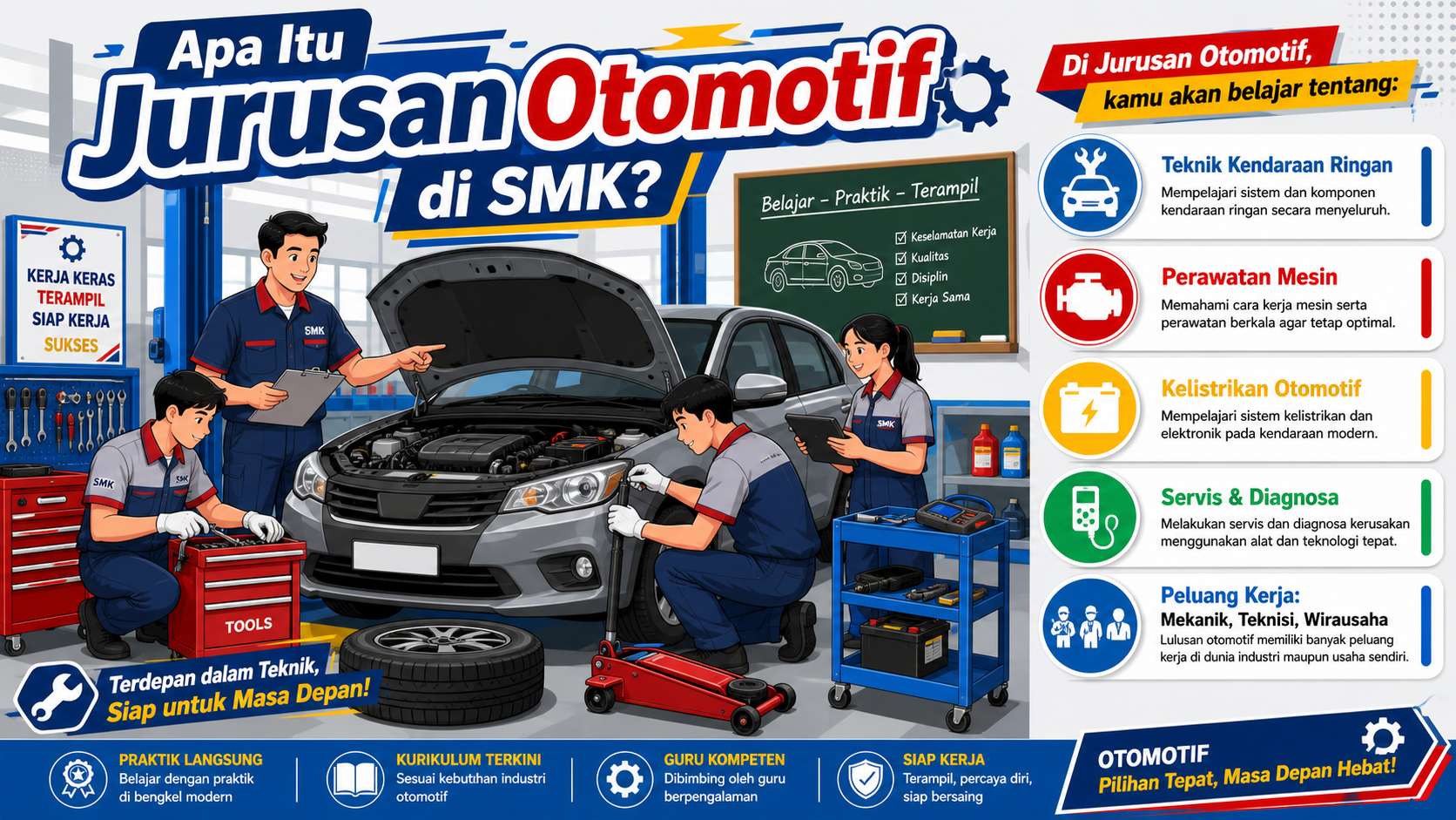 Apa Itu Jurusan Otomotif di SMK? - otomotif