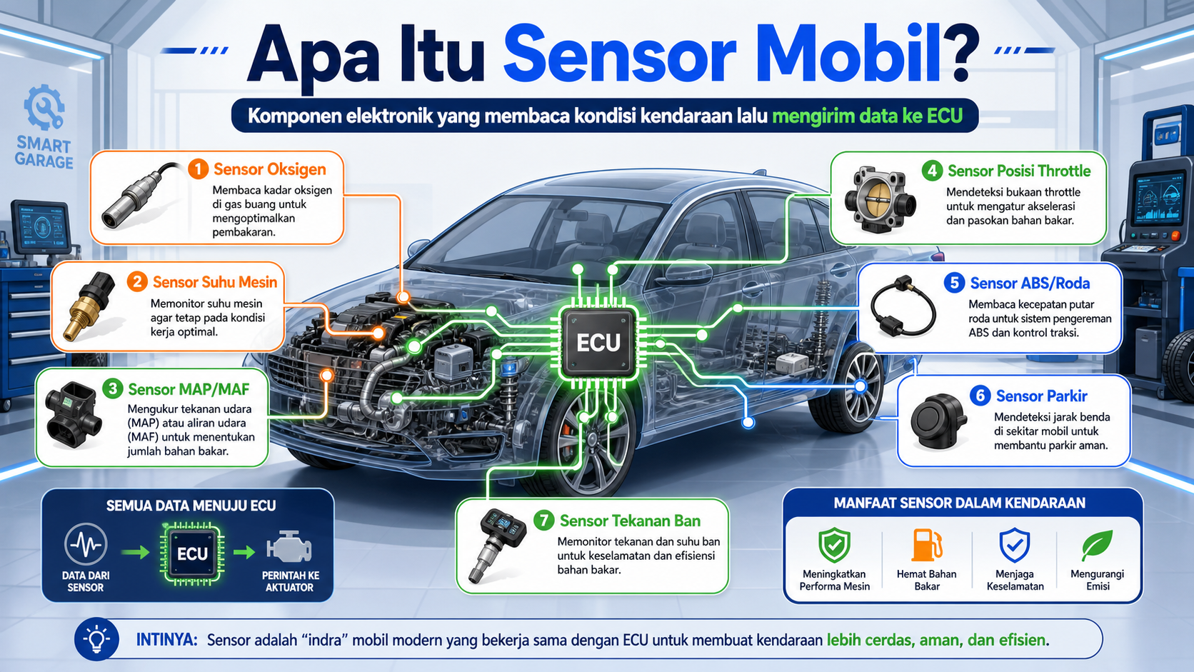 Apa Itu Sensor Mobil dalam Sistem Otomotif Elektronik? - sensor
