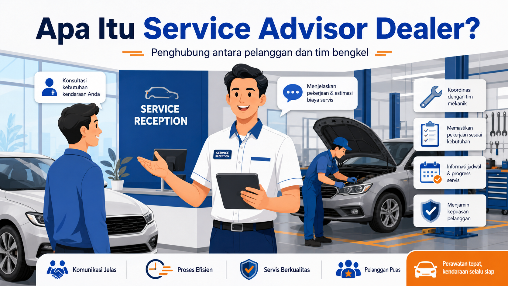 Apa Itu Service Advisor Dealer? - otomotif