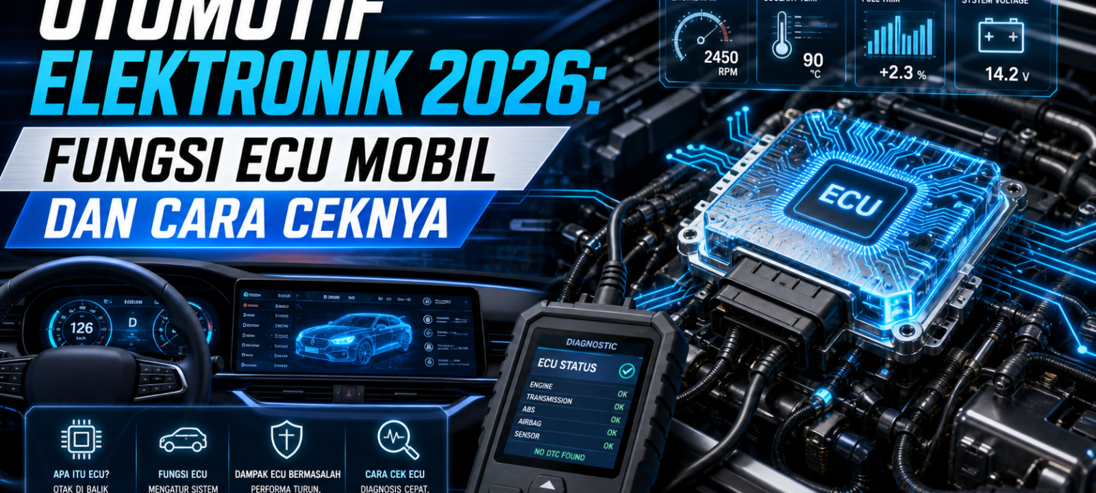 ecu - Otomotif Elektronik 2026: Fungsi ECU Mobil dan Cara Ceknya