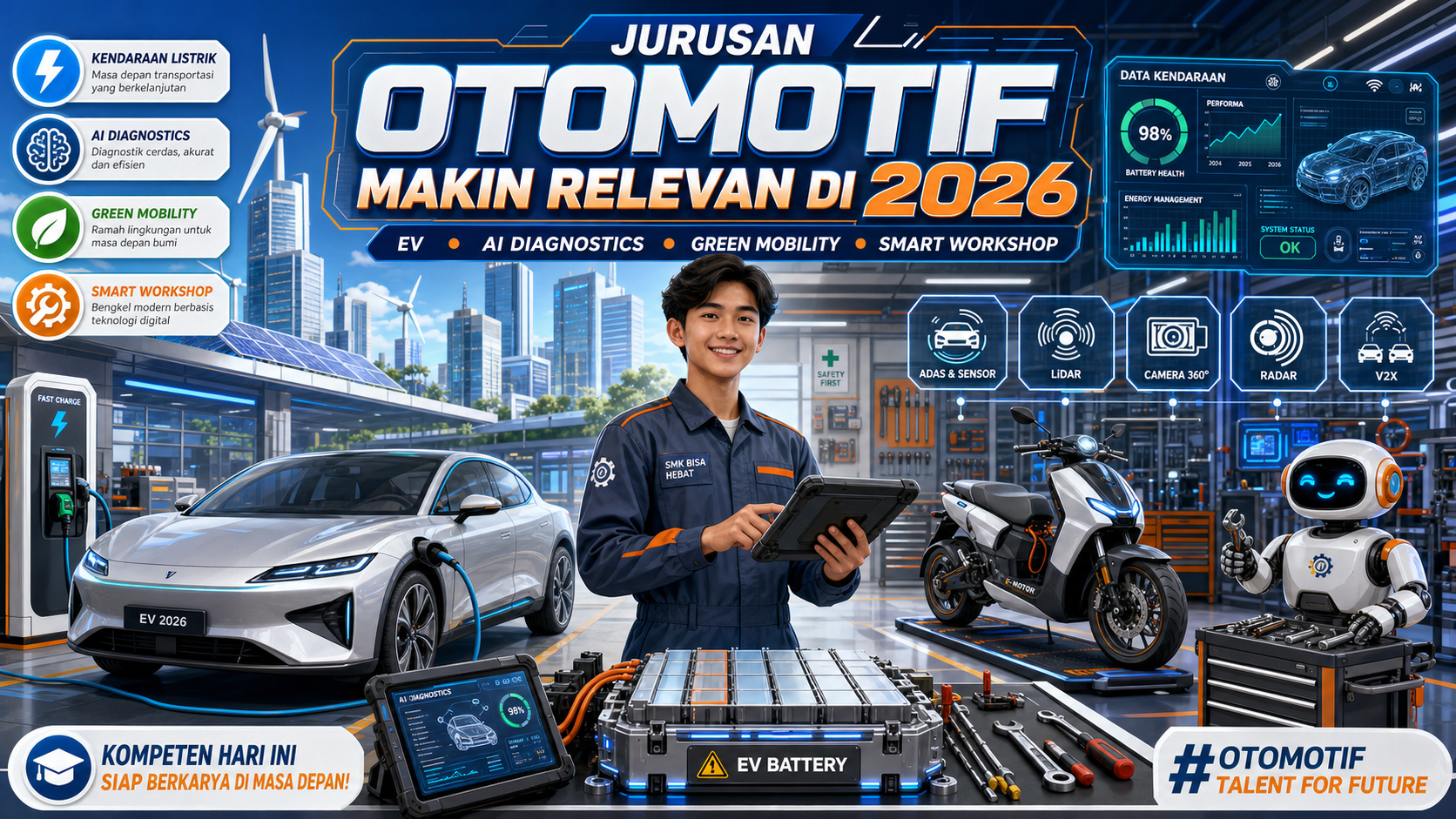 Kenapa Jurusan Otomotif Makin Relevan di 2026? - otomotif