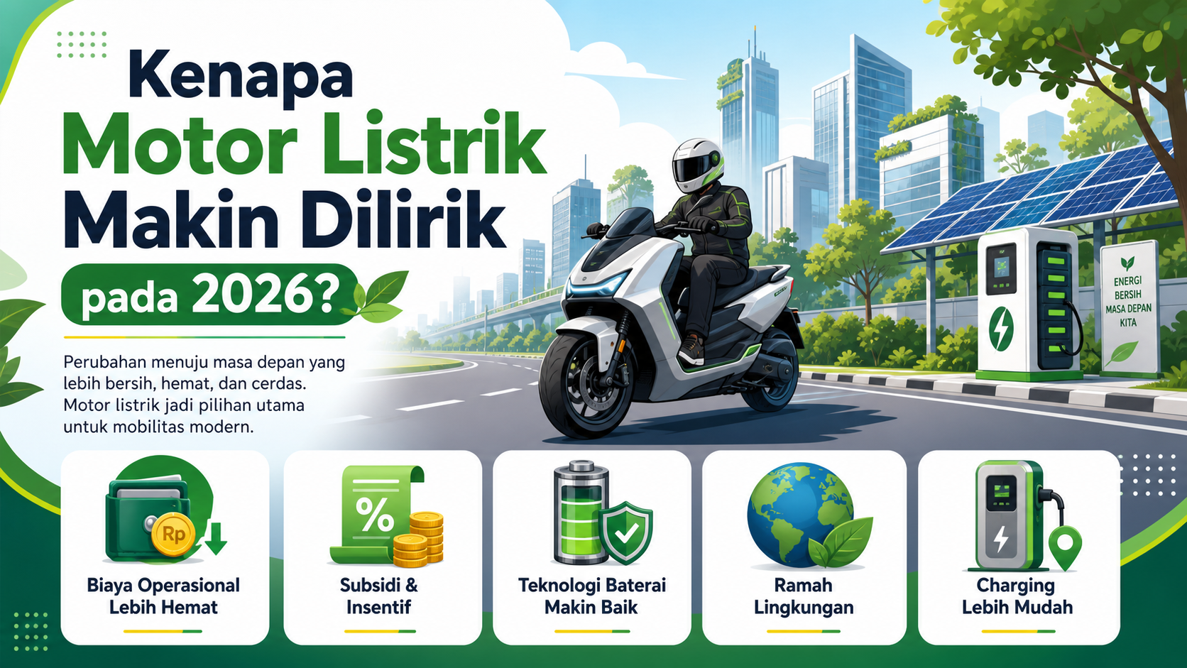 Kenapa Motor Listrik Makin Dilirik pada 2026? - motor