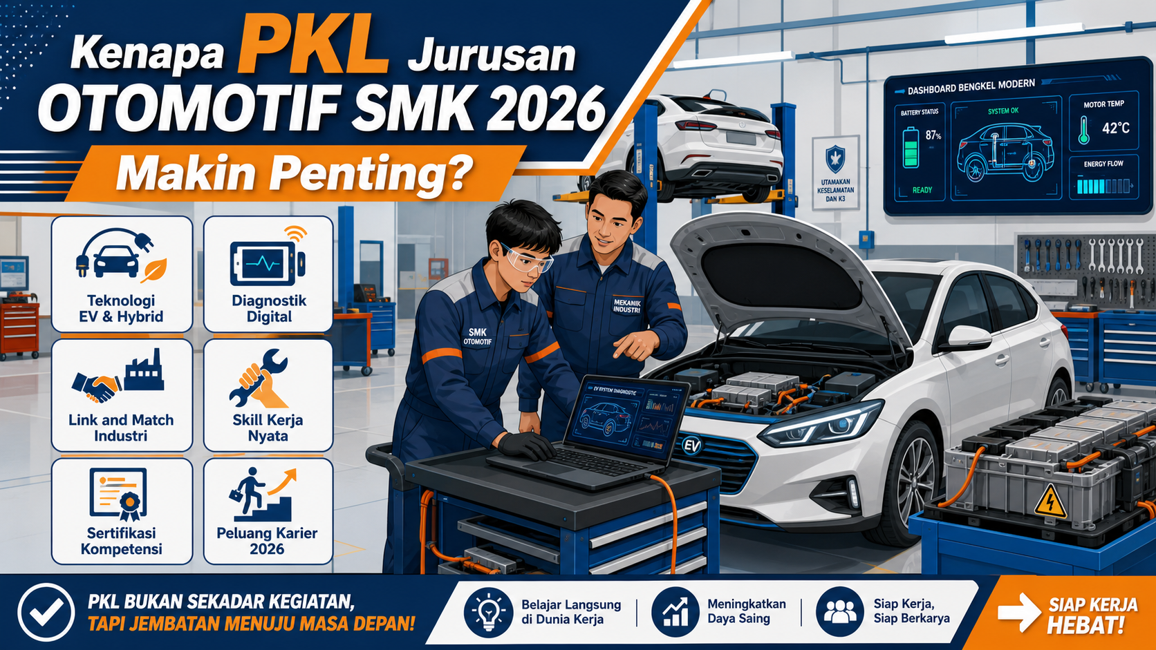 Kenapa PKL Jurusan Otomotif SMK 2026 Makin Penting? - otomotif