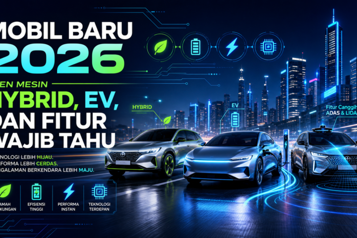 mobil - Mobil Baru 2026: Tren Mesin Hybrid, EV, dan Fitur Wajib Tahu