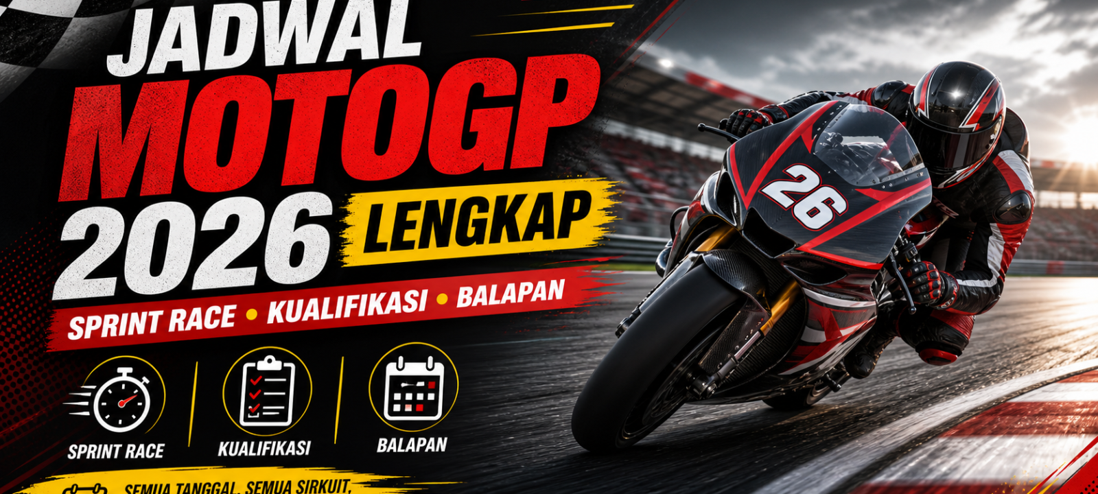 motogp - Jadwal MotoGP 2026 Lengkap: Sprint Race, Kualifikasi, Balapan