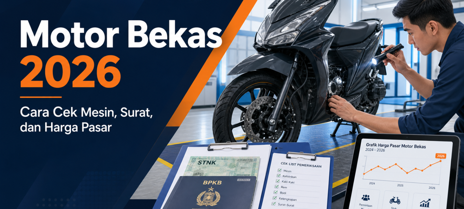 motor - Motor Bekas 2026: Cara Cek Mesin, Surat, dan Harga Pasar