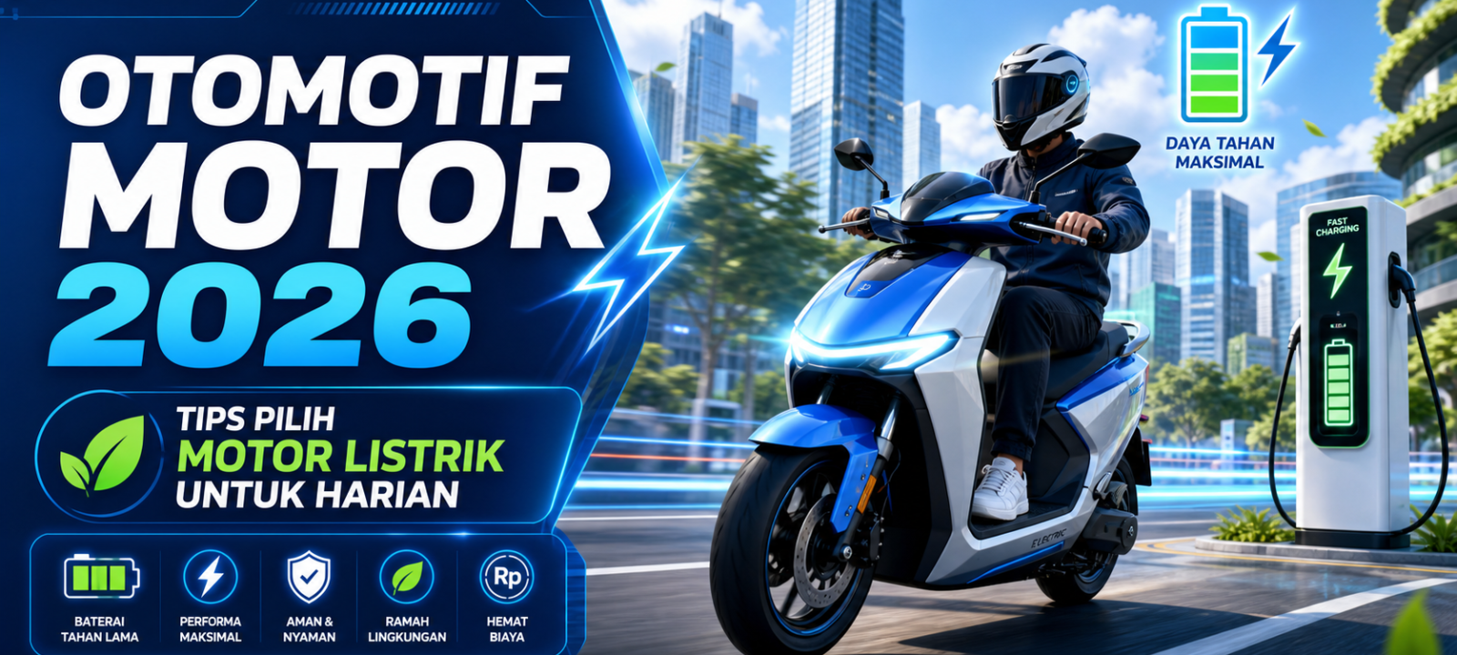motor - Otomotif Motor 2026: Tips Pilih Motor Listrik untuk Harian