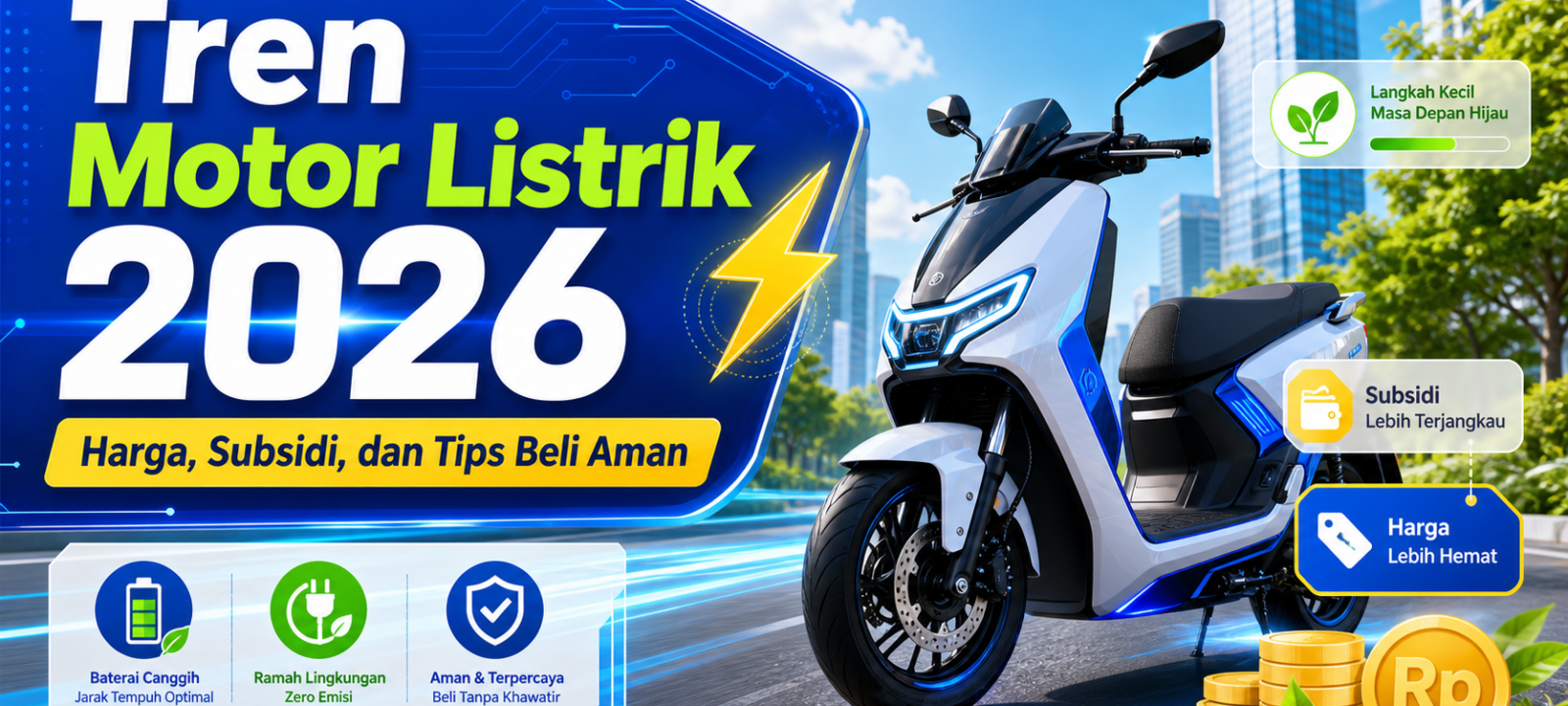 motor - Tren Motor Listrik 2026: Harga, Subsidi, dan Tips Beli Aman