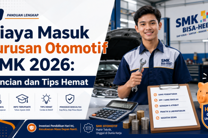 otomotif - Biaya Masuk Jurusan Otomotif SMK 2026: Rincian dan Tips Hemat